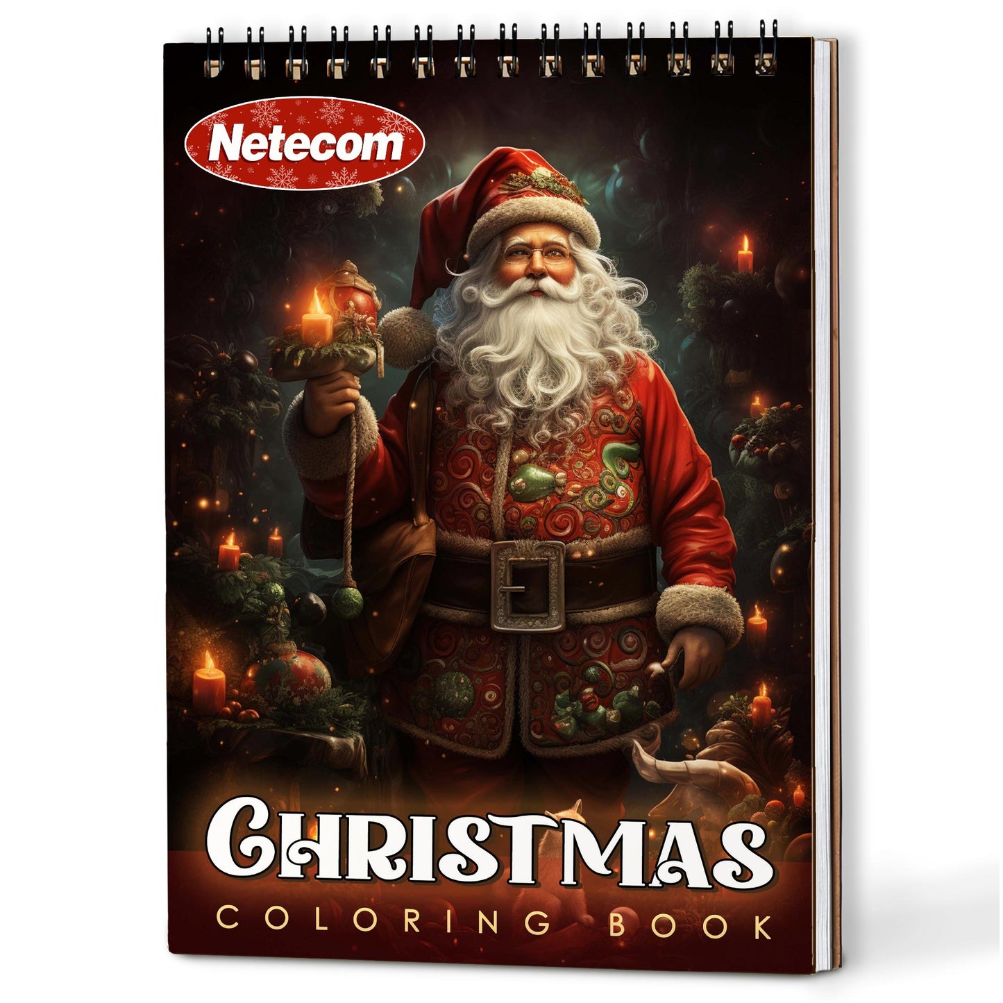 Netecom Christmas Coloring Book For Adults