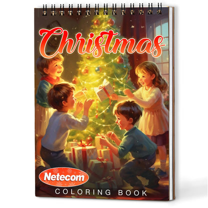 Netecom Christmas Coloring Book For Adults