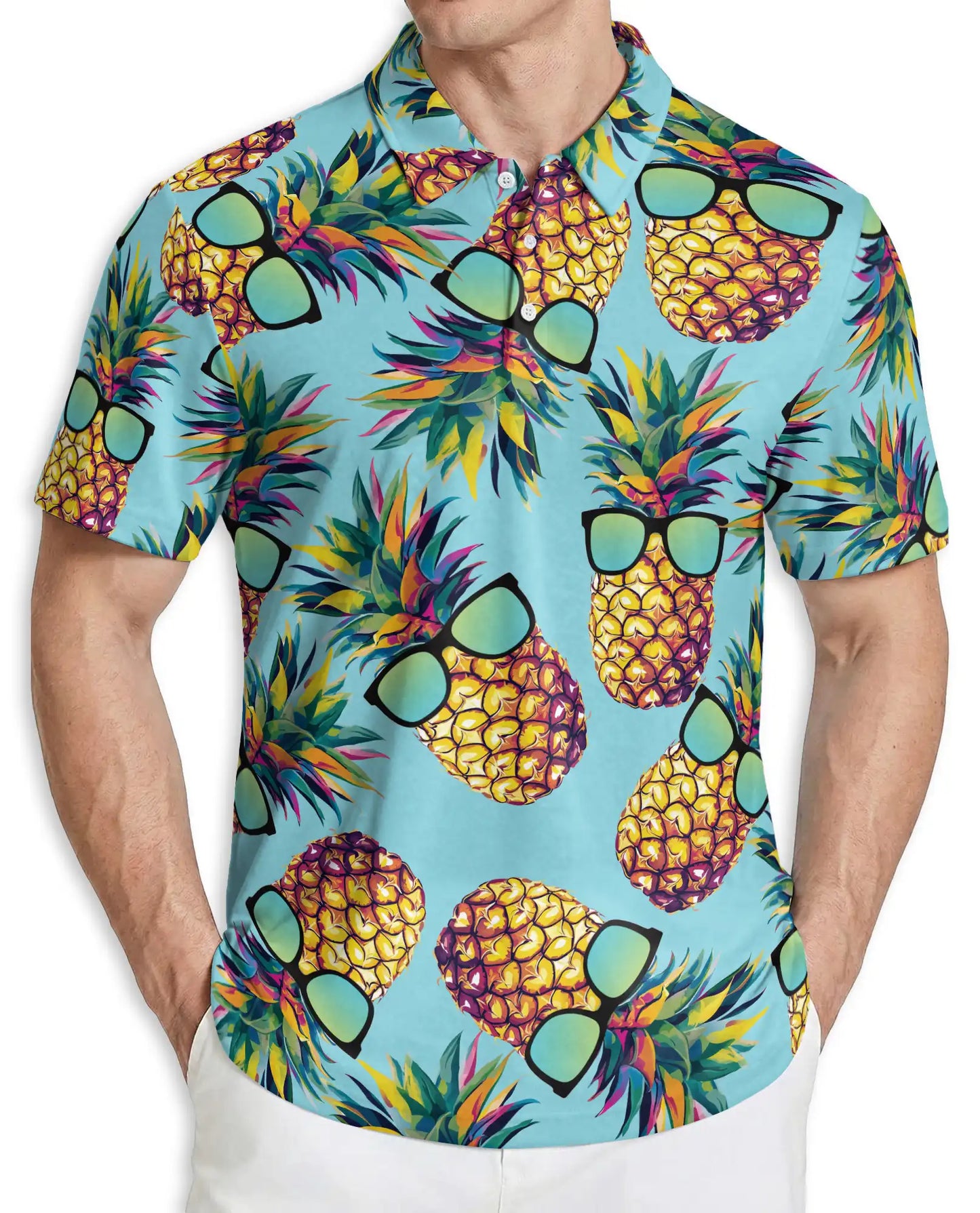 Funny Pineapple Polo Shirt | Netecom