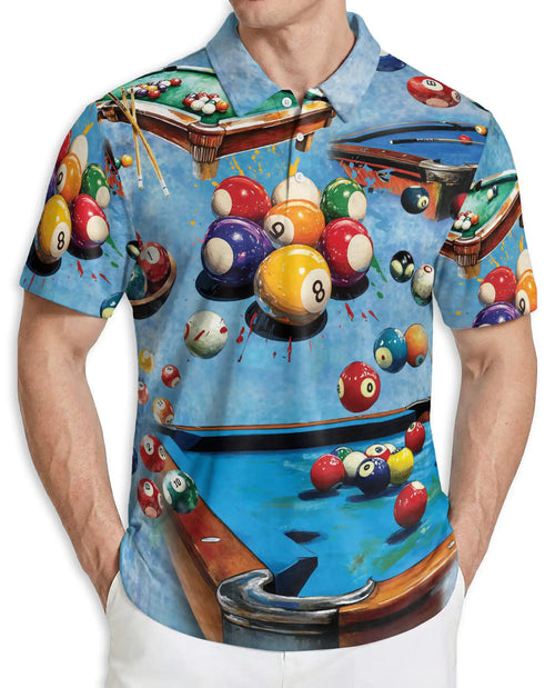 Billiards Pool Ball Polo Shirt | Netecom