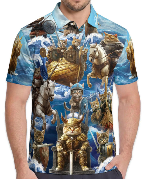 Viking Cat Polo Shirt | Netecom
