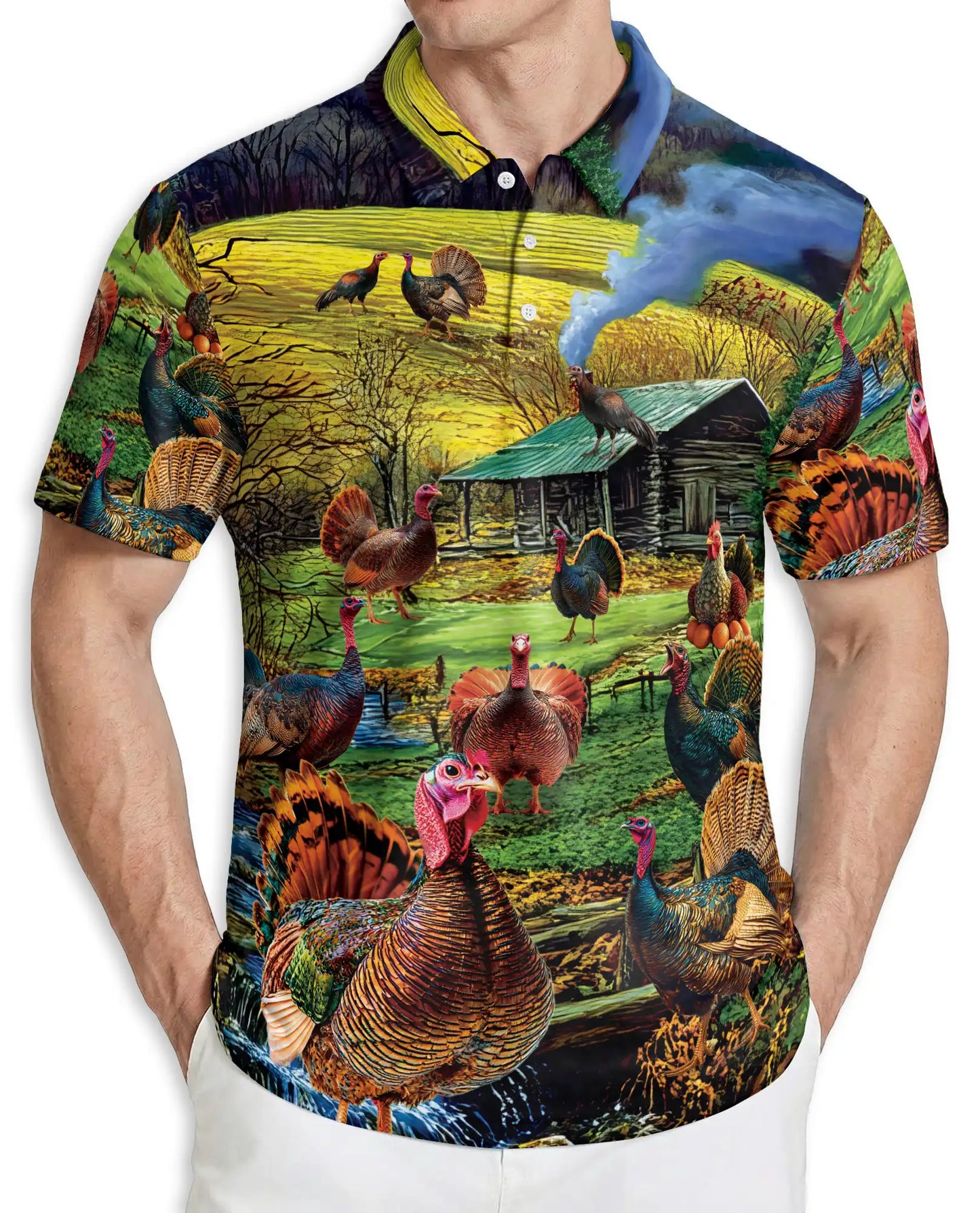 Wild Turkey Hunting Polo Shirt | Netecom
