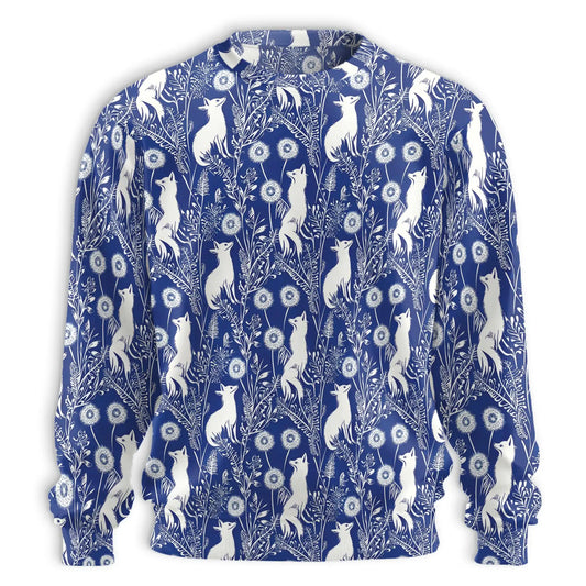Vintage Fox Sweatshirt, 3D All Over Print Rustic Woodland Animal Crewneck Pullover for Men Women, Fox Lover Gift - Netecom