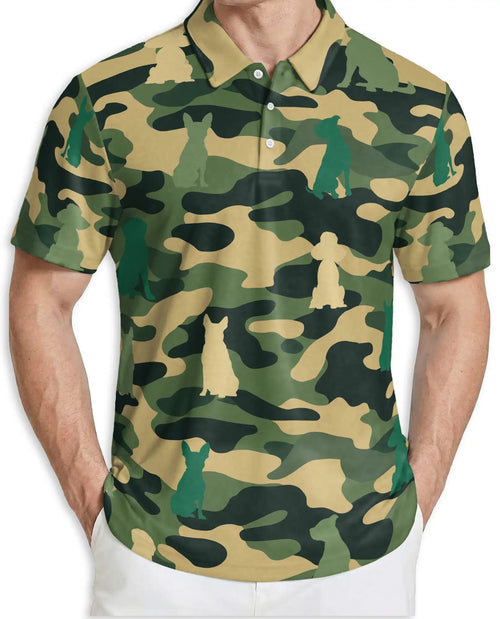Dog Camo Polo Shirt | Netecom
