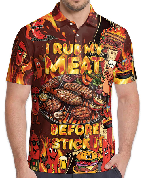 Funny BBQ Grilling Polo Shirt for Men – Grill Master Style | Netecom