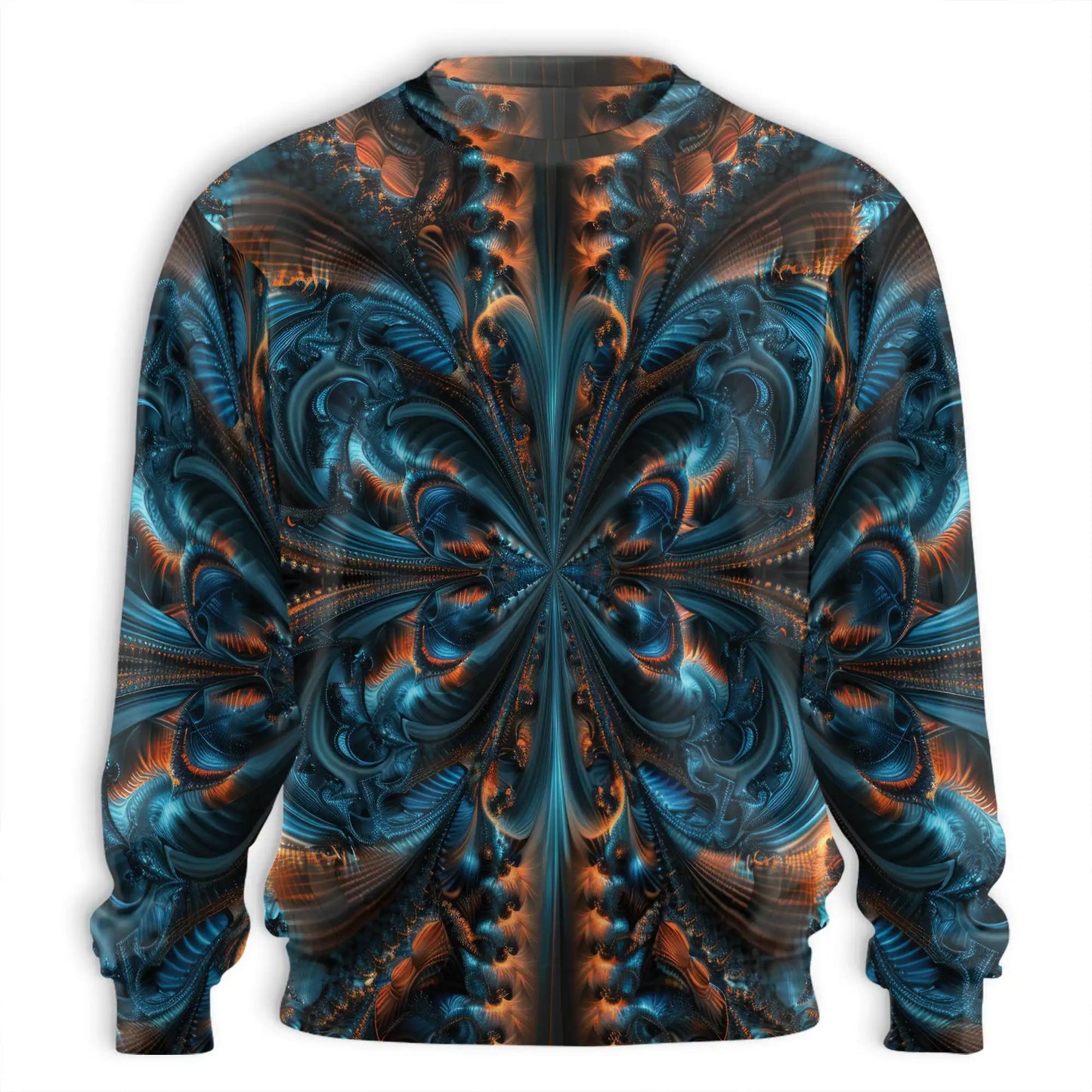 Psychedelic Butterfly Sweatshirt, 3D All Over Print Colorful Butterfly Crewneck Pullover for Men Women, Boho Art Lover Gift - Netecom