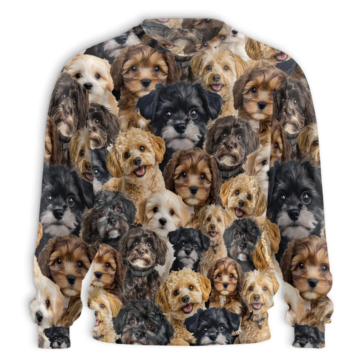 Schnoodle Awesome Sweatshirt, 3D All Over Print Cute Dog Crewneck Pullover for Men Women, Schnoodle Lover Gift - Netecom