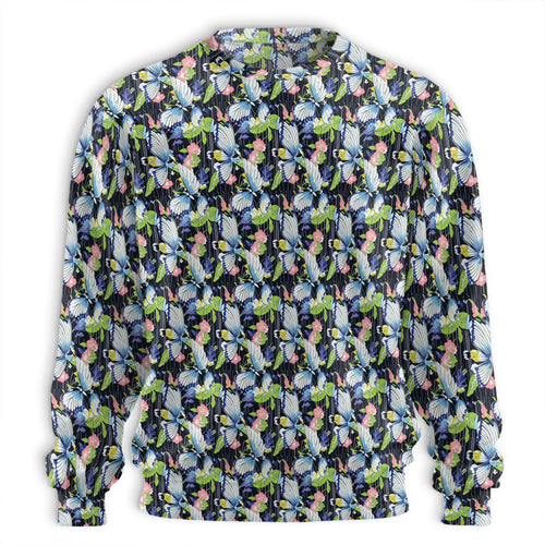 Amazing Butterfly Sweatshirt, 3D All Over Print Colorful Butterfly Crewneck Pullover for Men Women, Butterfly Lover Gift - Netecom