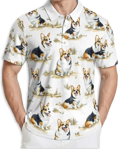 Corgi Dog Polo Shirt | Netecom