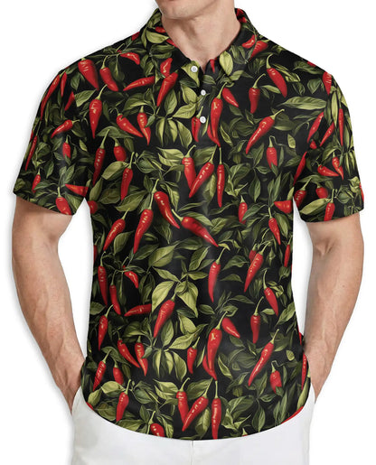 Chili Pepper Polo Shirt – Spicy Tropical Style | Netecom