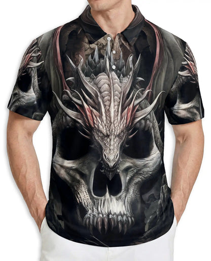 Dragon Skull Polo Shirt | Netecom