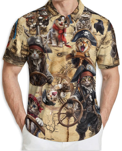 Pirate Cat Polo Shirt | Netecom