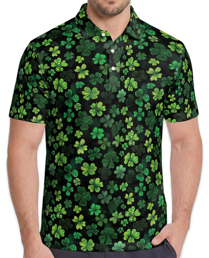 Blueberry Pattern Polo Shirt for Men – Summer Fruit Print | Netecom