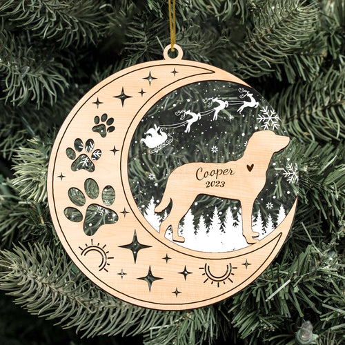 Netecom Westie Dog Memorial Suncatcher, Personalized Dog Christmas Ornament, Bereavement Gifts for Loss of Pet, Dog Death Sympathy Gifts Pet Loss Sun Catchers, Dog Grief Gift