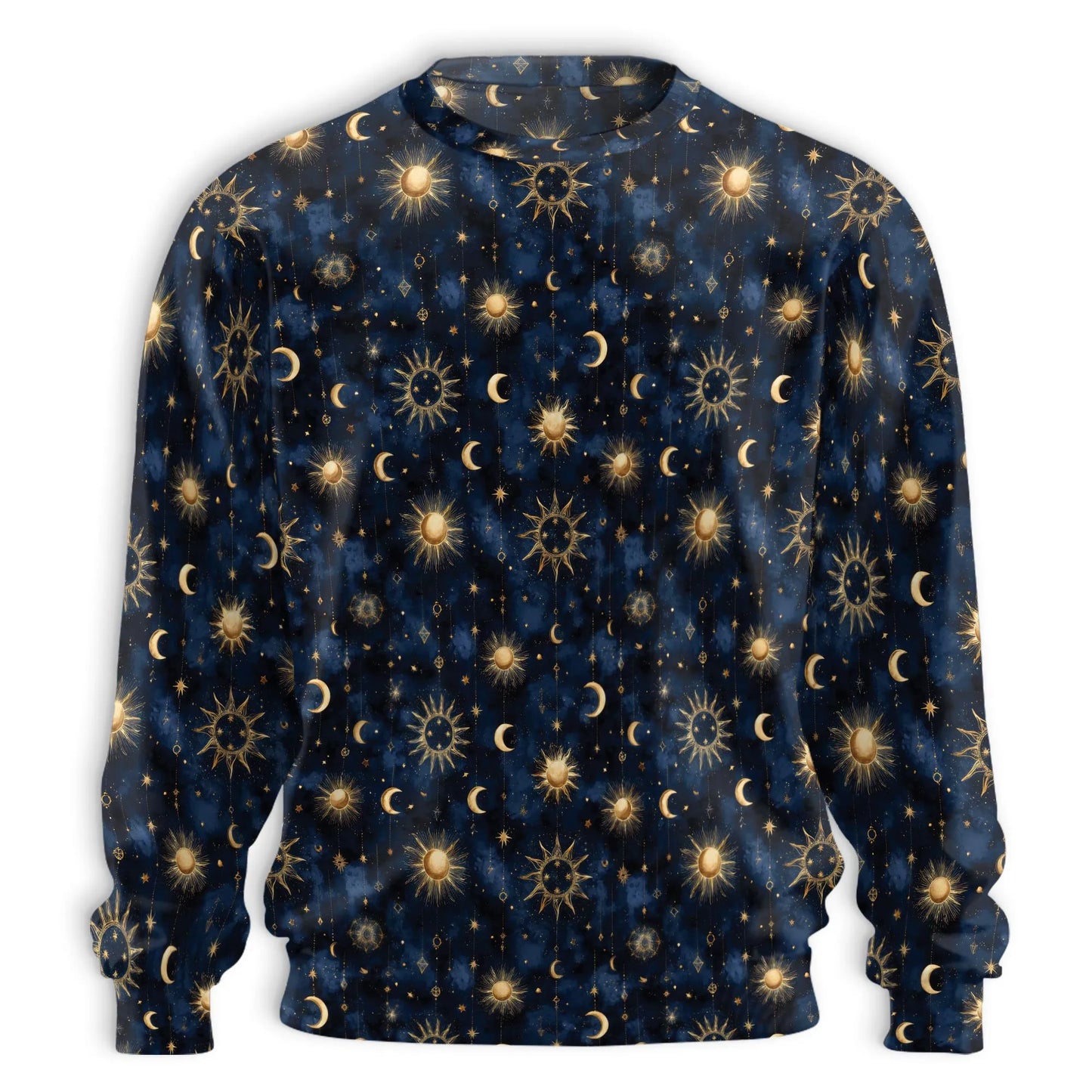 Star Sky Pattern Sweatshirt, 3D All Over Print Celestial Galaxy Crewneck Pullover for Men Women, Star Lover Gift - Netecom
