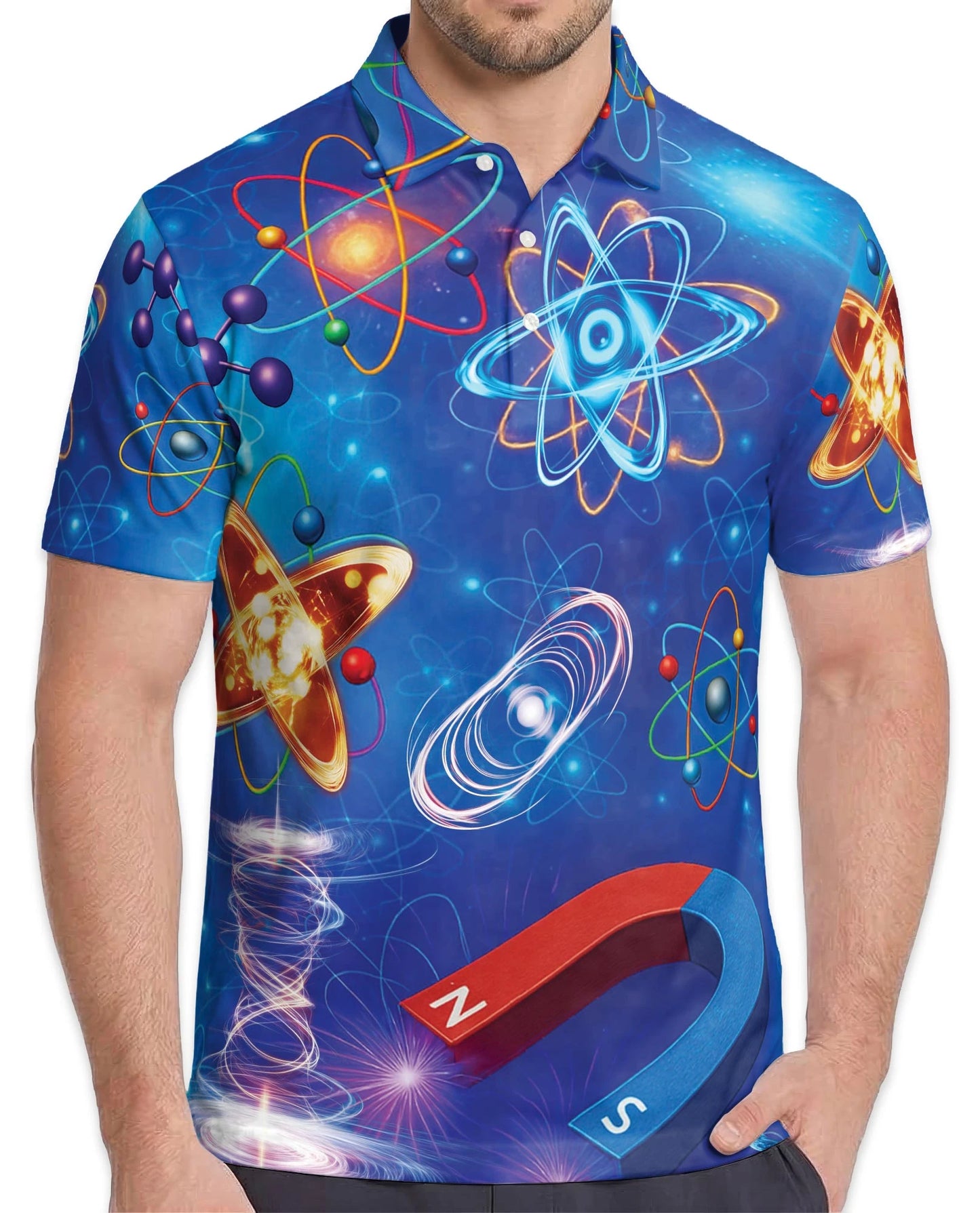 Physics Amazing Science Polo Shirt for Men – Science Lover Style | Netecom