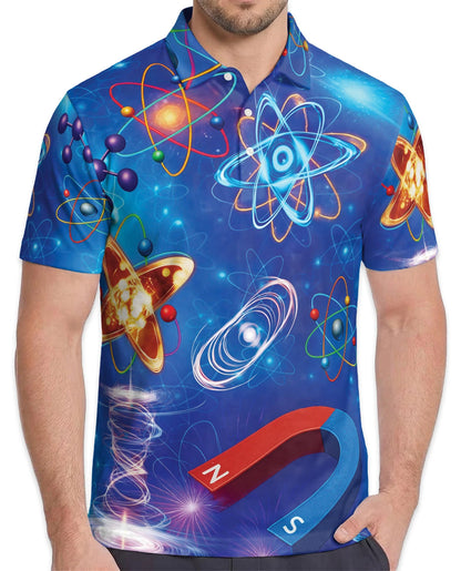 Physics Amazing Science Polo Shirt for Men – Science Lover Style | Netecom