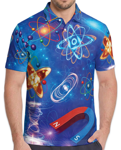 Physics Amazing Science Polo Shirt for Men – Science Lover Style | Netecom