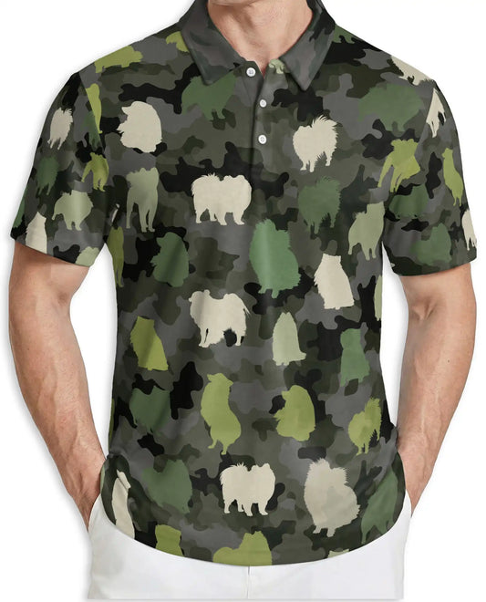 Buffalo Camouflage 3D Polo Shirt for Men – Rustic Wildlife Hunting Style | Netecom