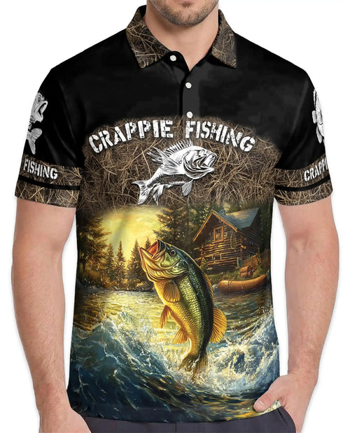 Crappie Fishing Polo Shirt – Bass Lake Outdoor Style | Netecom