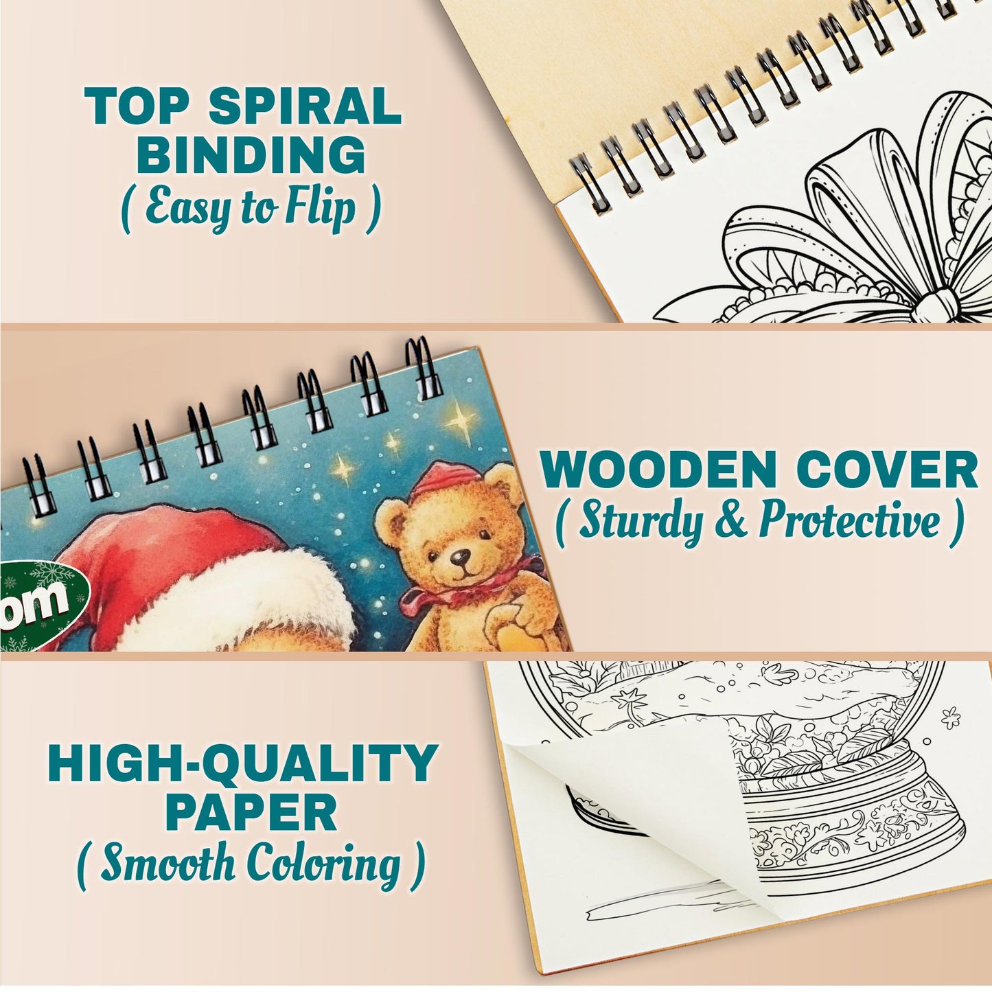 Netecom Cheerful Christmas Coloring Pages For Adults