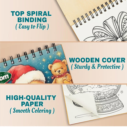 Netecom Cheerful Christmas Coloring Pages For Adults