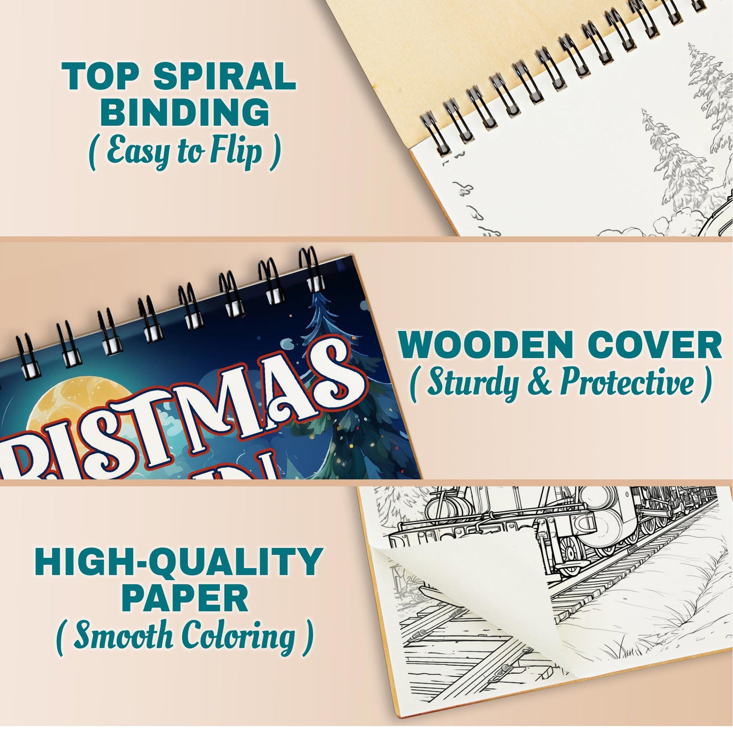 Netecom Christmas Train Coloring Pages For Adults