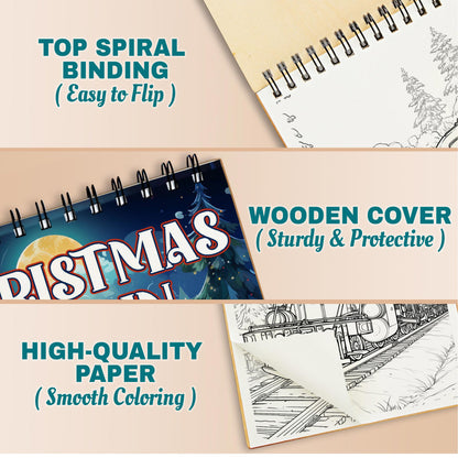 Netecom Christmas Train Coloring Pages For Adults