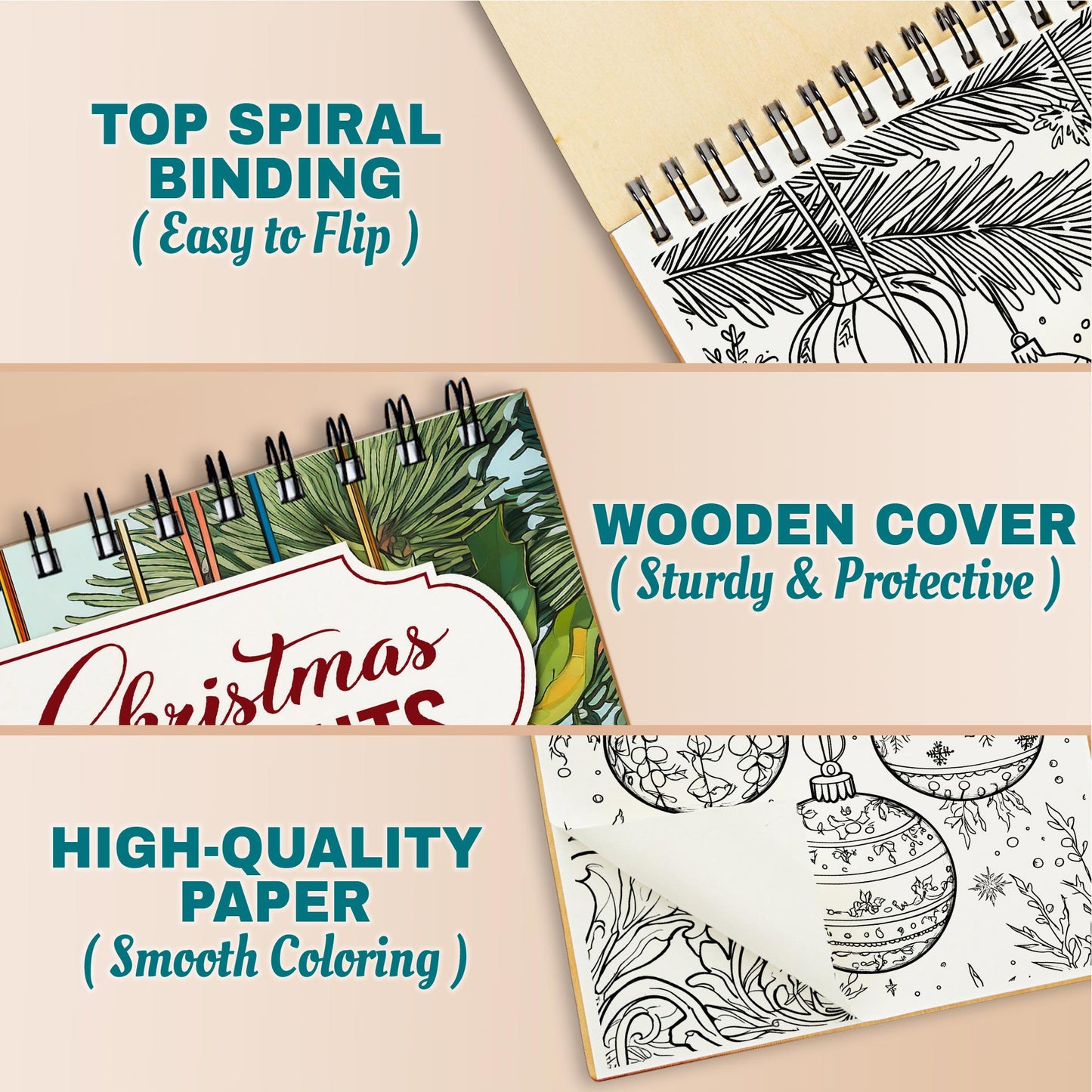 Netecom Christmas Ornaments Coloring Pages For Adults