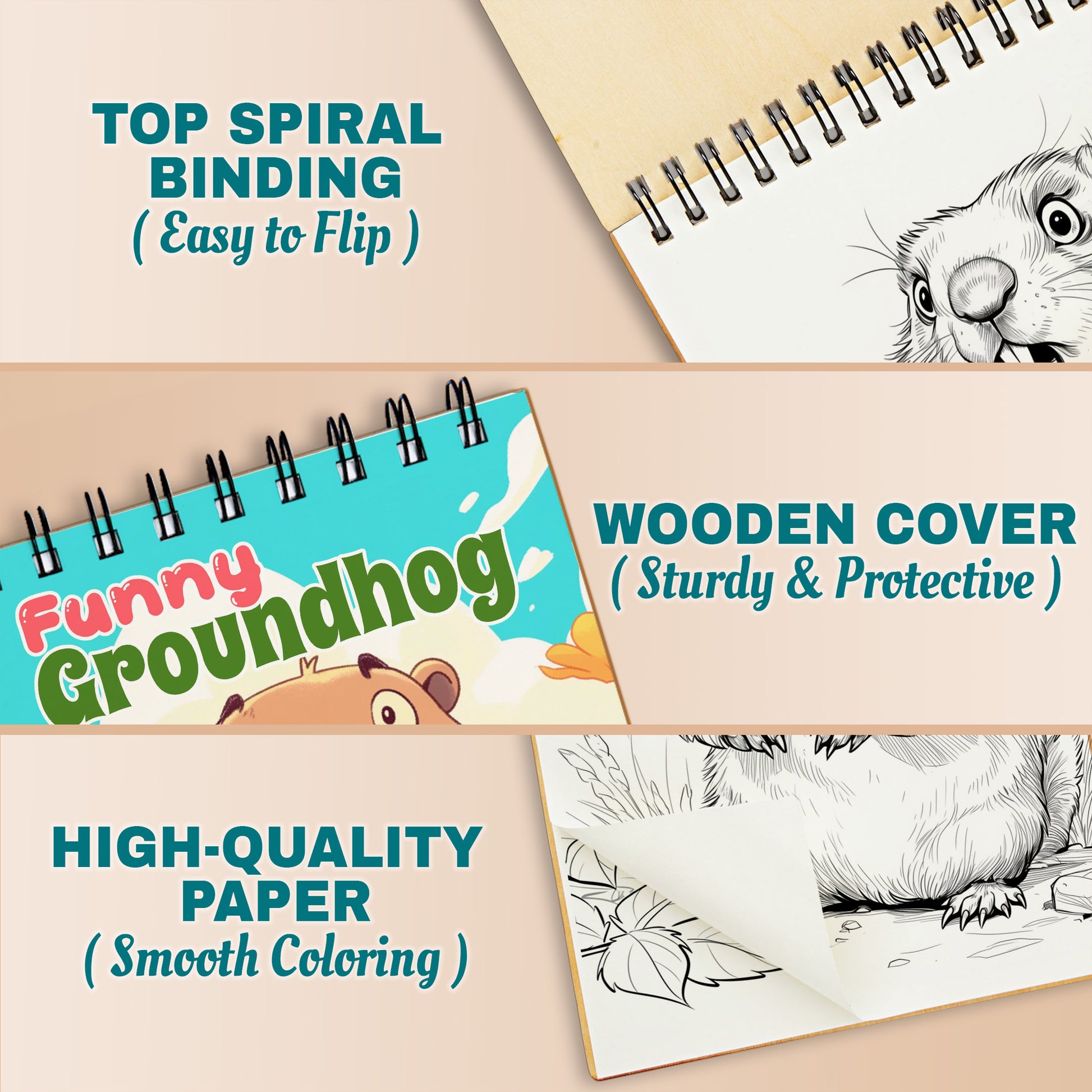 Netecom Funny Groundhog Coloring Pages For Adults