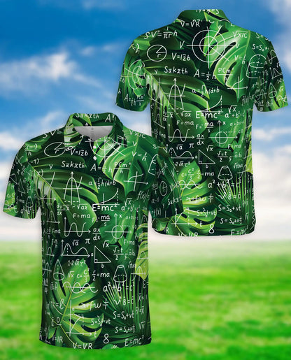 Math Formula Polo Shirt – Science Equation Print | Netecom
