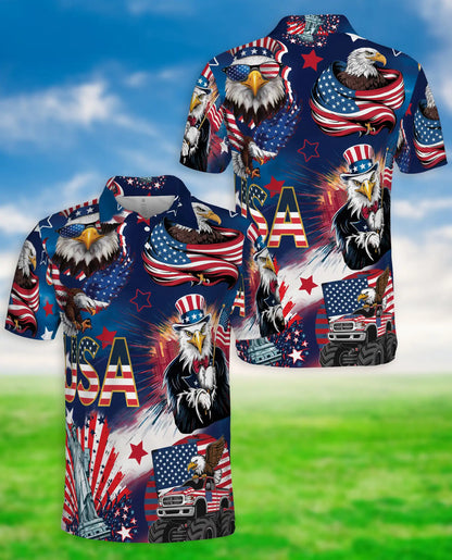 USA Eagle Polo Shirt | Netecom