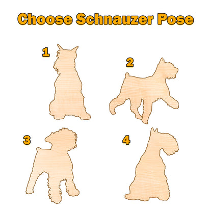 Netecom Schnauzer Dog Memorial Suncatcher, Personalized Schnauzer Christmas Ornament with Name Date, Bereavement Gifts for Loss of Pet, Dog Death Sympathy Gift Pet Loss Sun Catchers, Dog Grief Gift