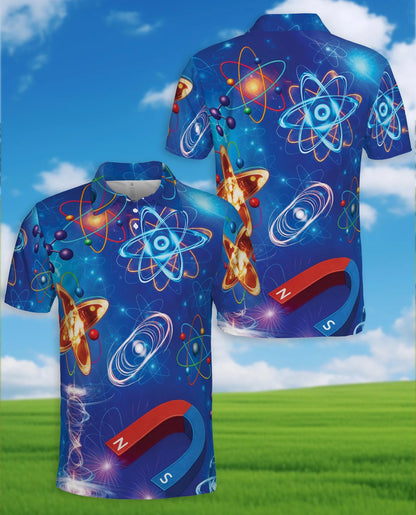 Physics Amazing Science Polo Shirt for Men – Science Lover Style | Netecom