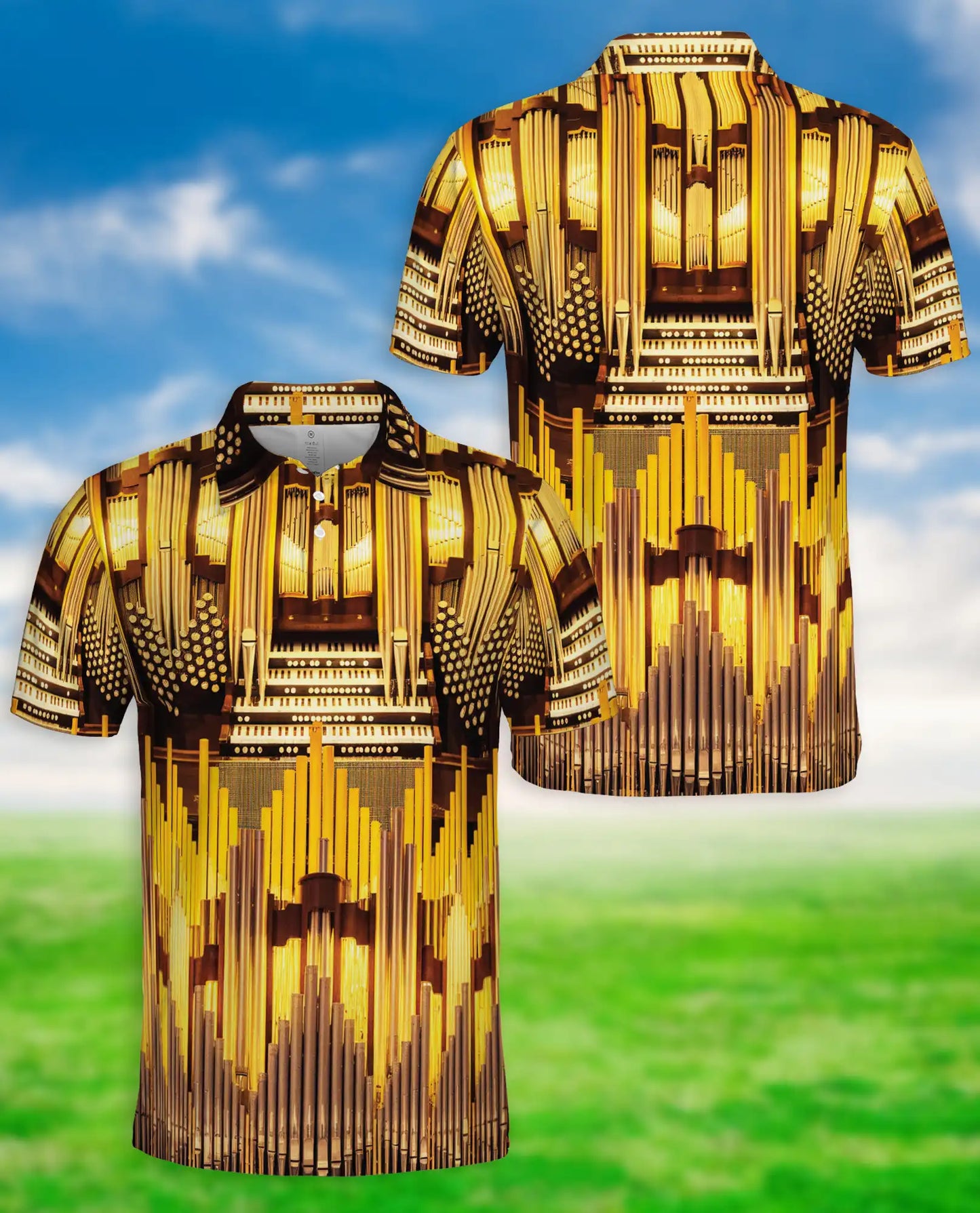 Pipe Organ Music Polo Shirt | Netecom