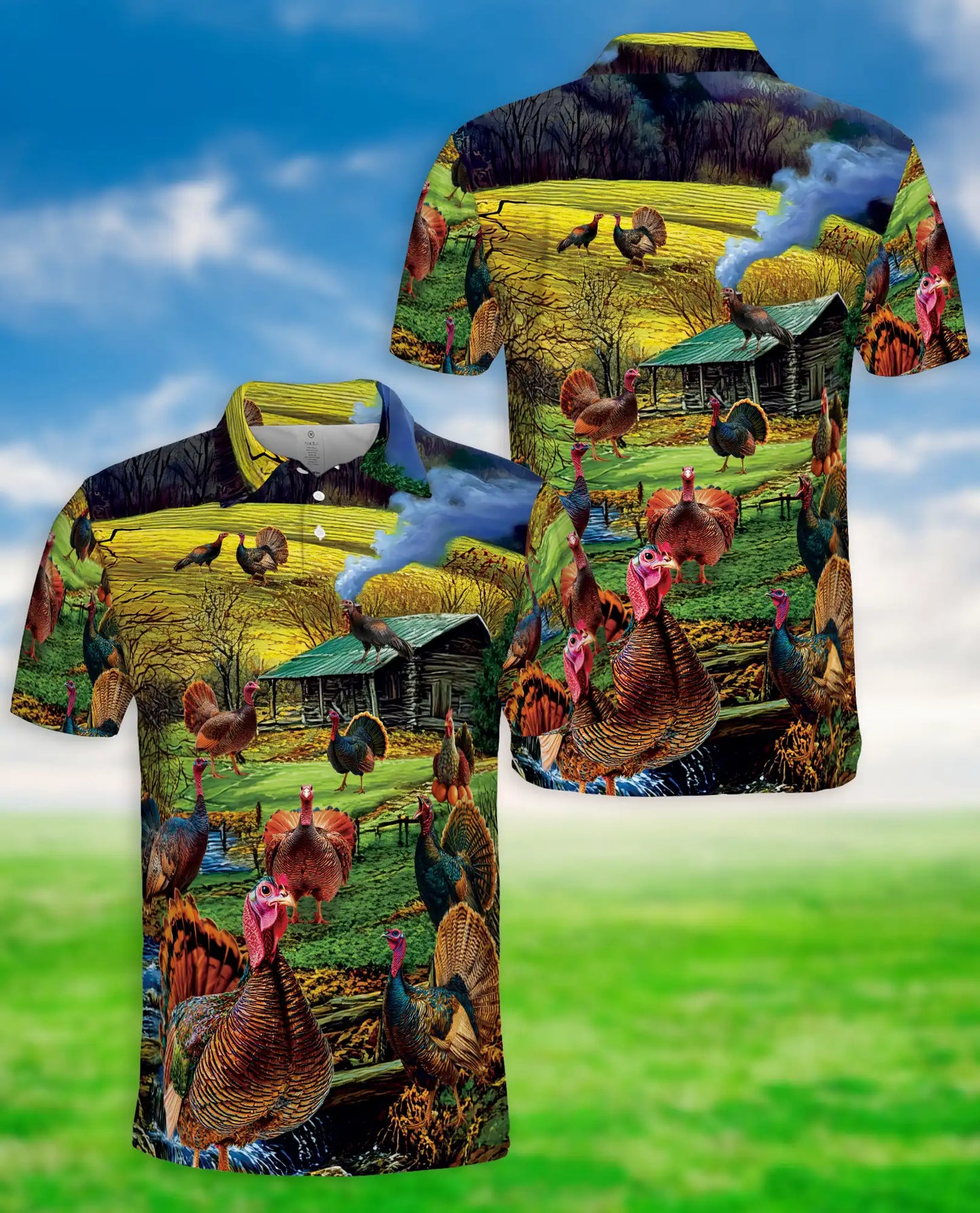 Wild Turkey Hunting Polo Shirt | Netecom