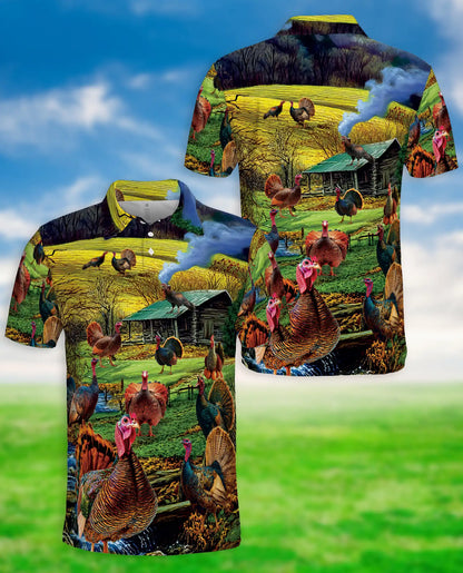 Wild Turkey Hunting Polo Shirt | Netecom