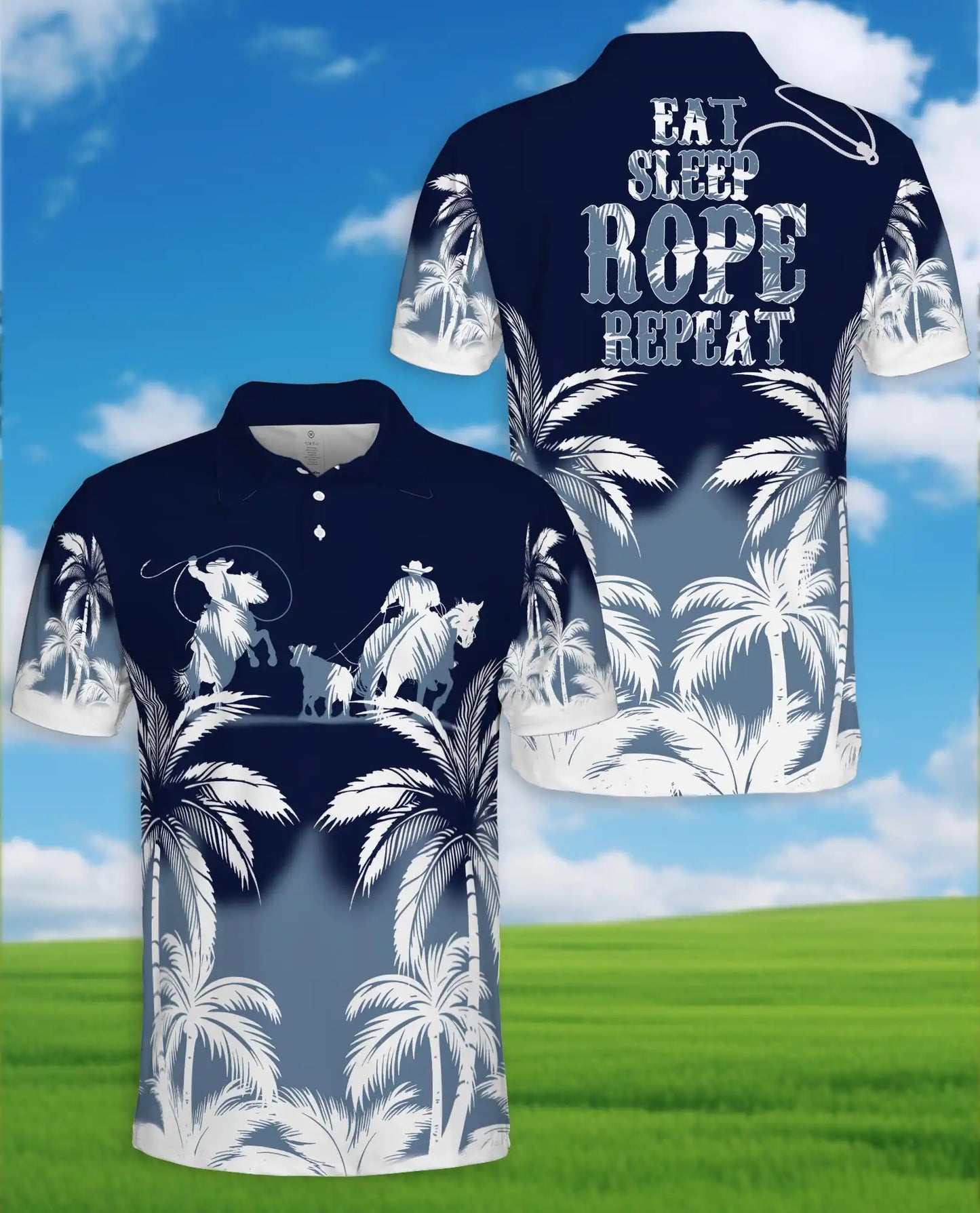 Cowboy Western Polo Shirt – Palm Desert Style | Netecom
