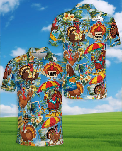 Thanksgiving Turkey Polo Shirt for Men – Fall Holiday Style | Netecom