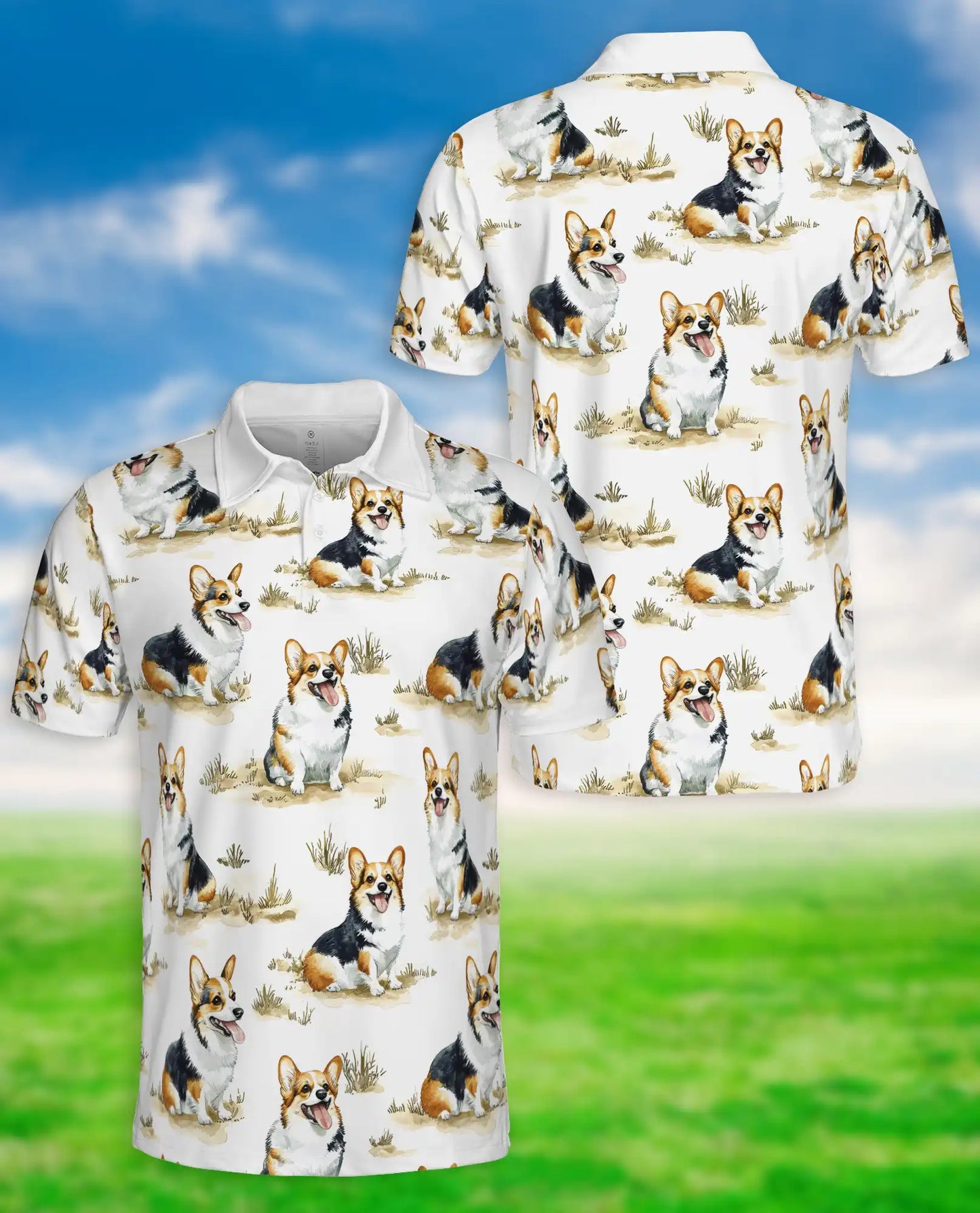 Corgi Dog Polo Shirt | Netecom