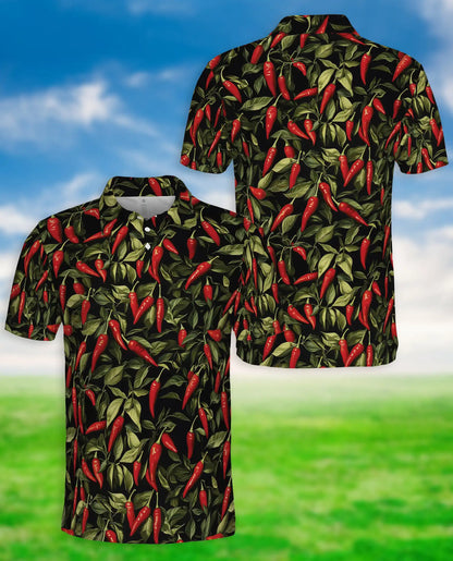 Chili Pepper Polo Shirt – Spicy Tropical Style | Netecom