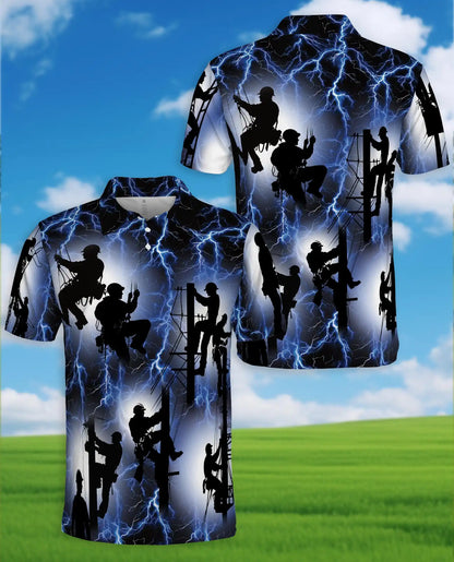 Funny Ferret Tropical Polo Shirt - Exotic Pet Hawaiian Style | Netecom