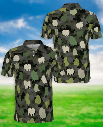 Buffalo Camouflage 3D Polo Shirt for Men – Rustic Wildlife Hunting Style | Netecom