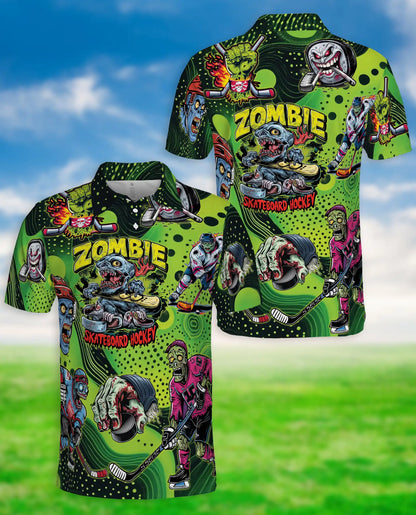 Zombie Hockey Polo Shirt | Netecom