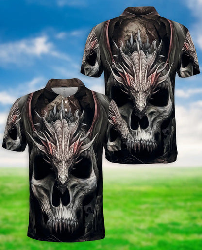 Dragon Skull Polo Shirt | Netecom