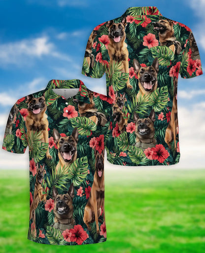 Belgian Malinois Tropical Polo Shirt | Netecom
