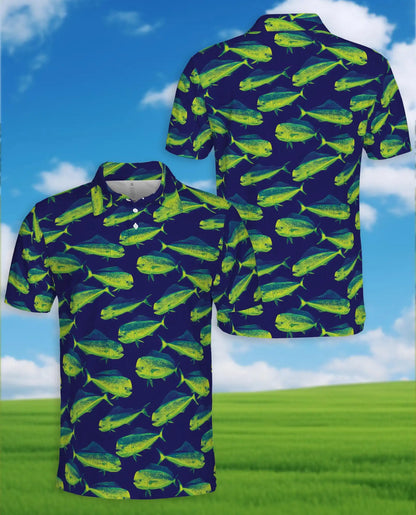 Mahi Mahi Polo Shirt for Men – Offshore Fishing Style | Netecom