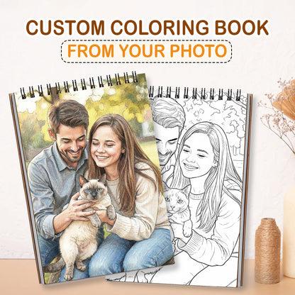 Custom Pet Owner Coloring Book, Turn Your Photos Into Memories