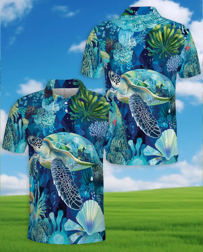 Sea Turtle Ocean Polo Shirt | Netecom