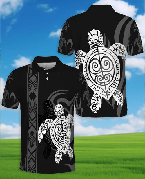 Polynesian Turtle Polo Shirt | Netecom